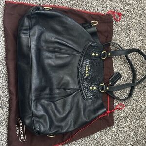 Used coach black purse